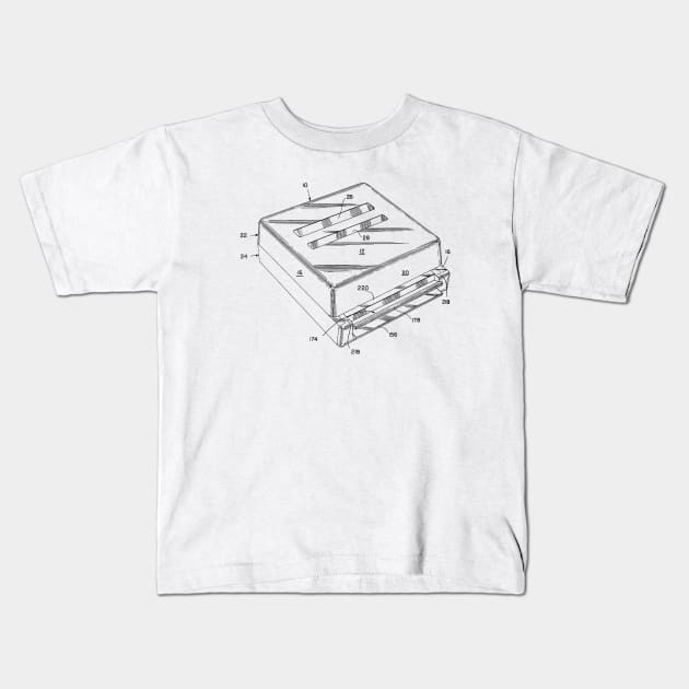 Photographic Apparatus Camera Vintage Patent Hand Drawing Kids T-Shirt by TheYoungDesigns